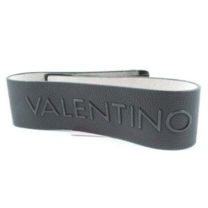 Valentino by Mario Valentino Black Faux Leather Belt *Minor Flaws*